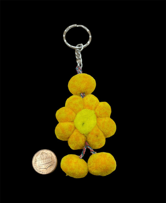 Yellow Flower Keychain